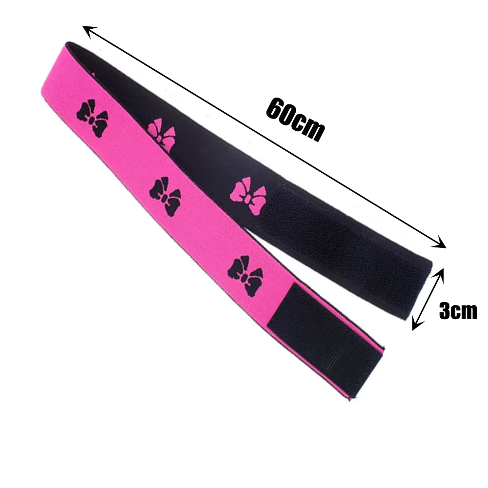 Fashion Hair Elastic Band for Wigs Adjustable Edge Scarf Elastic Headband with Magictape for Women Lace Wigs