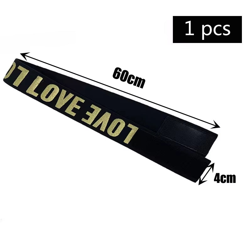 Fashion Hair Elastic Band for Wigs Adjustable Edge Scarf Elastic Headband with Magictape for Women Lace Wigs