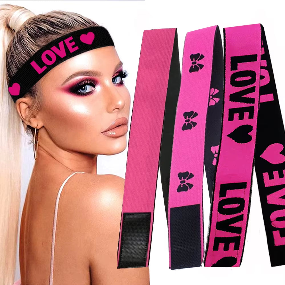 Fashion Hair Elastic Band for Wigs Adjustable Edge Scarf Elastic Headband with Magictape for Women Lace Wigs