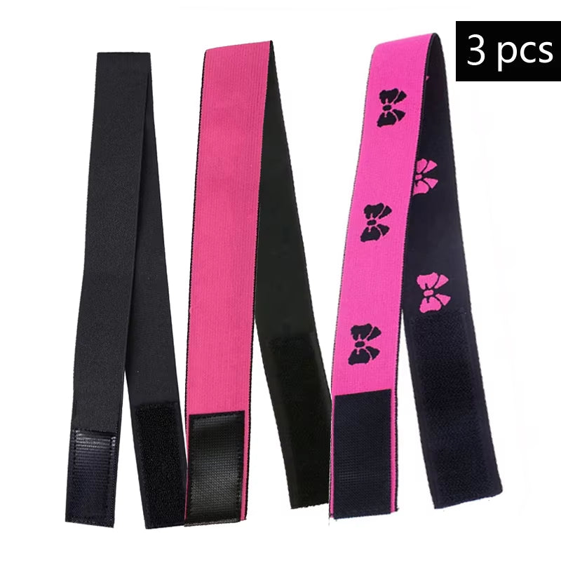 Fashion Hair Elastic Band for Wigs Adjustable Edge Scarf Elastic Headband with Magictape for Women Lace Wigs