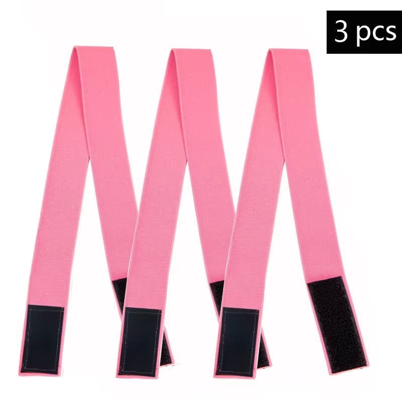 Fashion Hair Elastic Band for Wigs Adjustable Edge Scarf Elastic Headband with Magictape for Women Lace Wigs