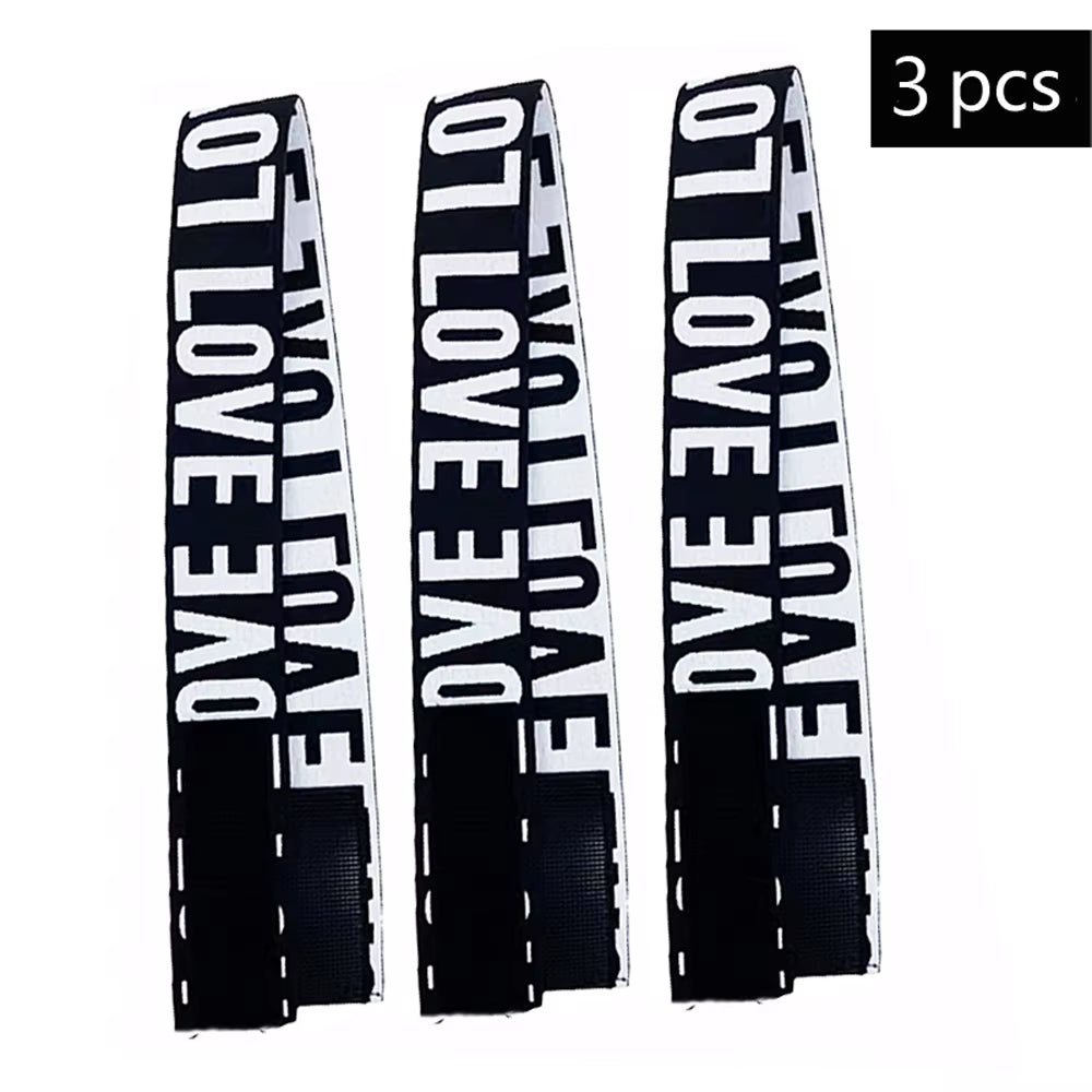Fashion Hair Elastic Band for Wigs Adjustable Edge Scarf Elastic Headband with Magictape for Women Lace Wigs